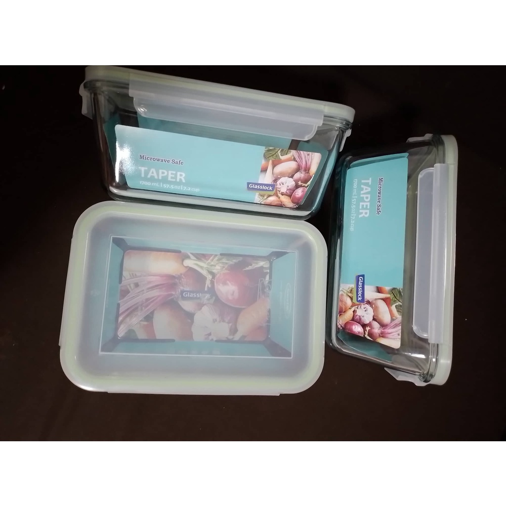 Glass Airtight Food Container Leakproof Microwavable Oven Safe Lunch