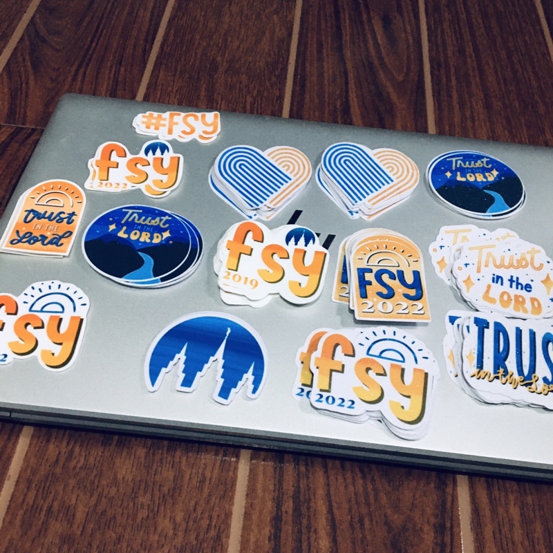 LDS merch: FSY 2022 Vinyl Sticker Pack Tumbler Stickers Waterproof ...