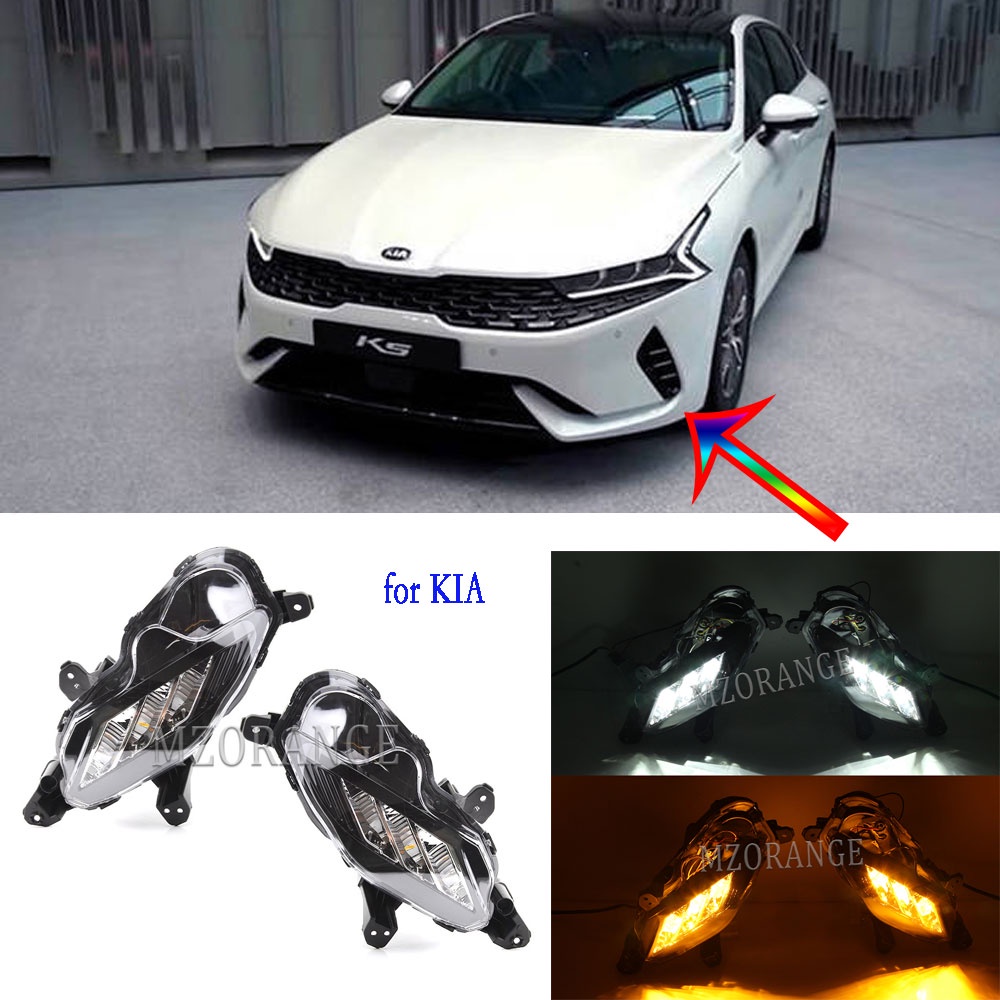 LED DRL Headlight for Kia K5 Optima 2021 2pcs Car Driving Daytime