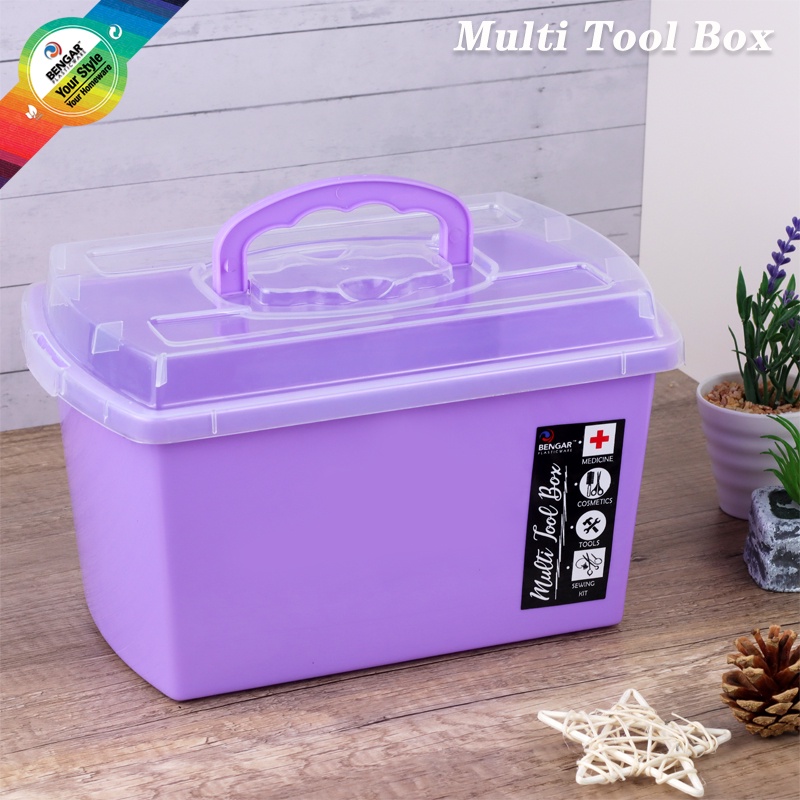 BENGAR PLASTICWARE MultiPurpose Storage Box Organizer Space Saver