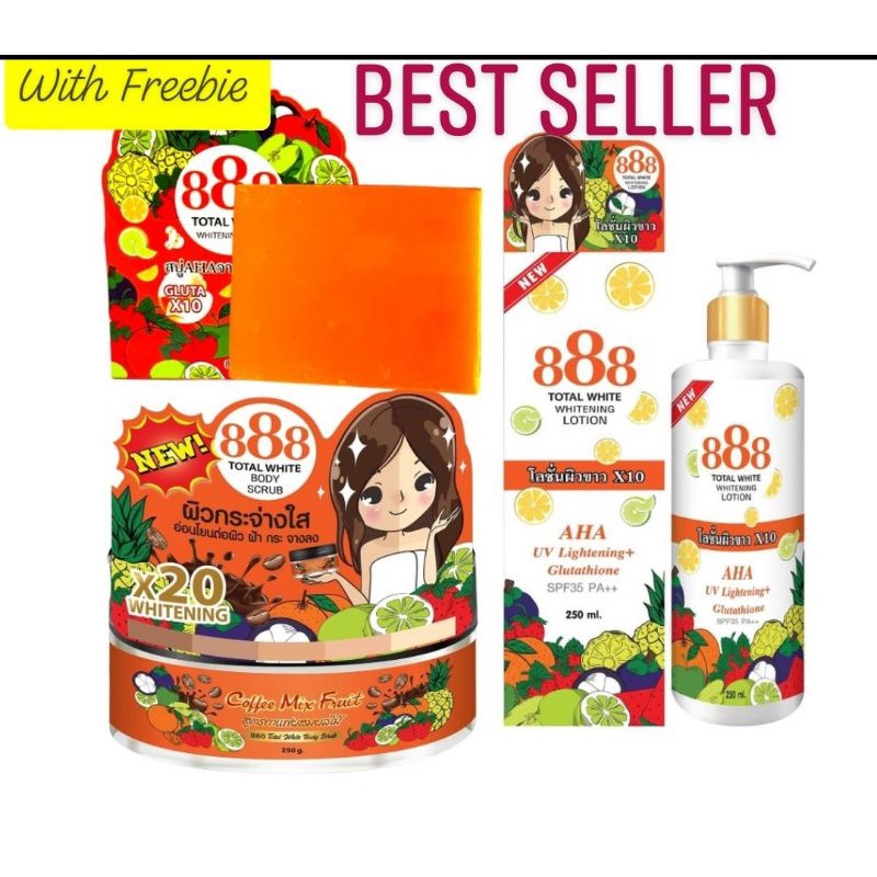 888 Total White/Whitening Lotion/Whitening Soap/Whitening Underarm