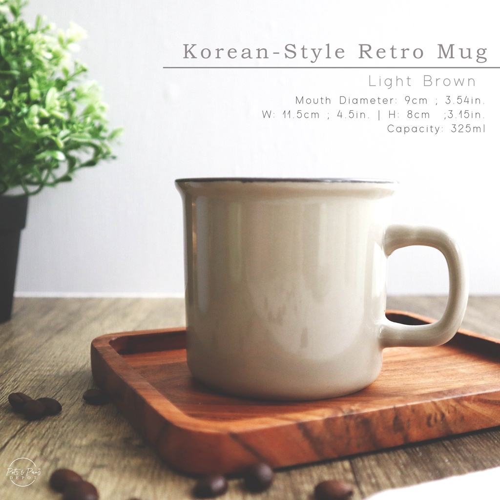 Korean Style Retro Mug 325ml | Shopee Philippines