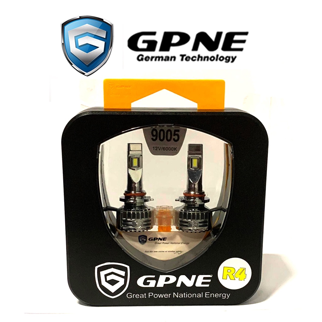 GPNE 9005 R4 6000K 55 WATTS 20000 LUMENS WHITE 2PCS/PAIR FOR