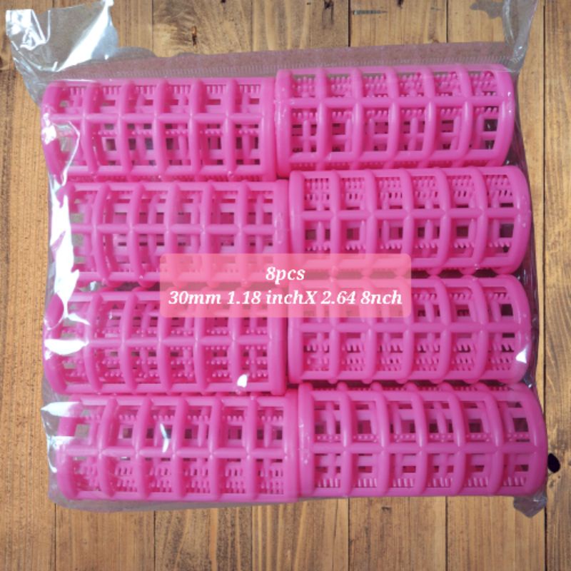 15mm to 35mm Hard THICK PLASTIC HAIR ROLLERS HAir Curling Rollers HAir