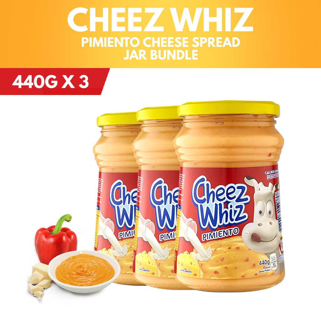 CheezWhiz Pimiento 200g x3 - 調味料