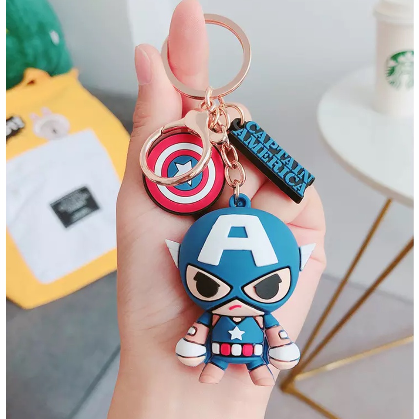 Cute Avengers Marvel Super Heroes Keychain Shopee Philippines