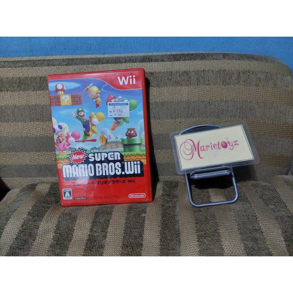 Wii Game Super Mario Brothers (Japan) Shopee Philippines