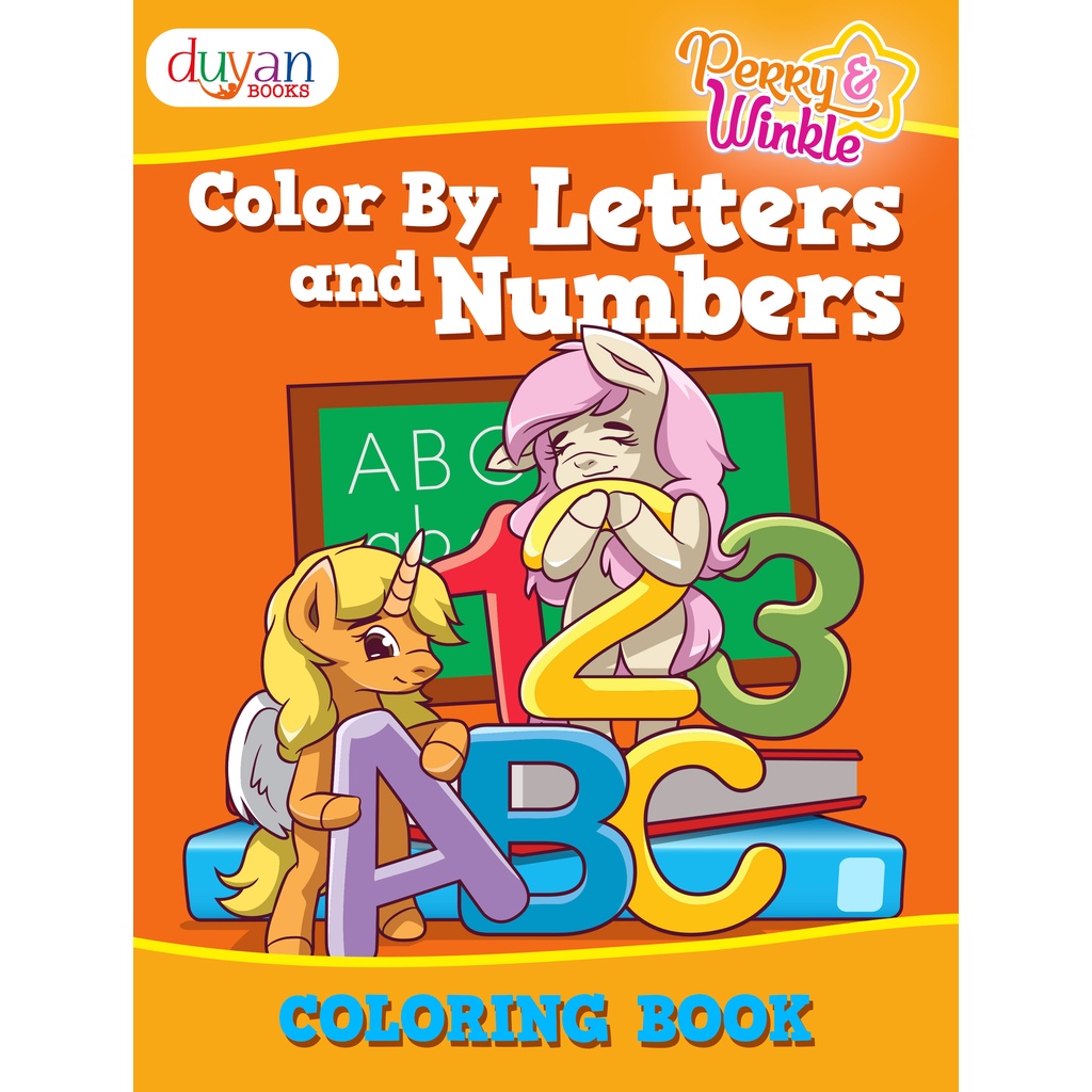 Perry & Winkle - Color by Letters & Numbers Coloring Book - Duyan Books ...