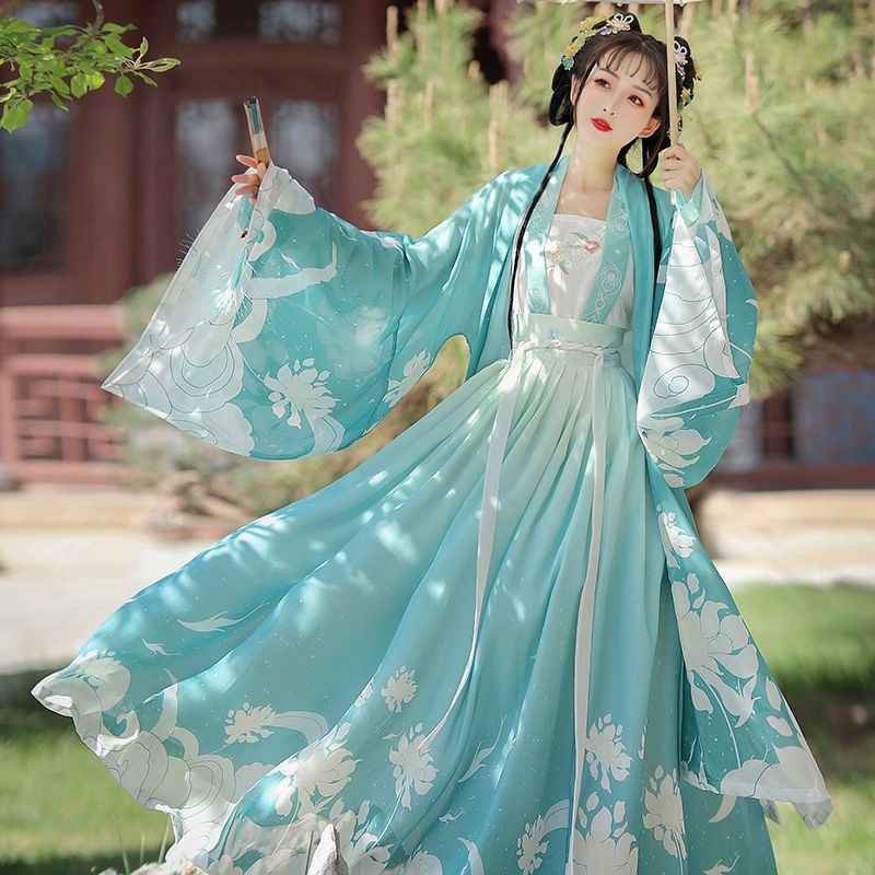 Hanyi Splendid Original Genuine Tang-made waist-length skirt Hanfu ...
