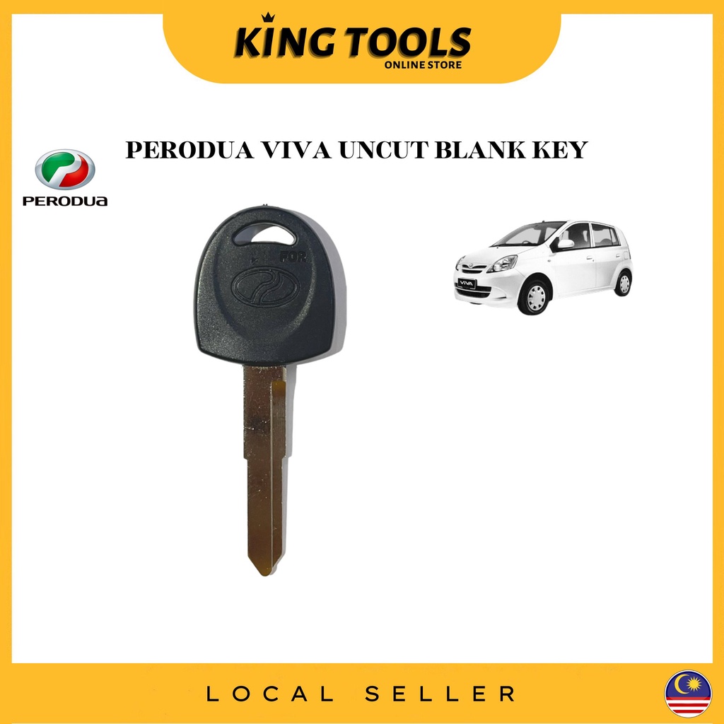 PERODUA Viva Blank Key Uncut Key Viva Key | Shopee Philippines
