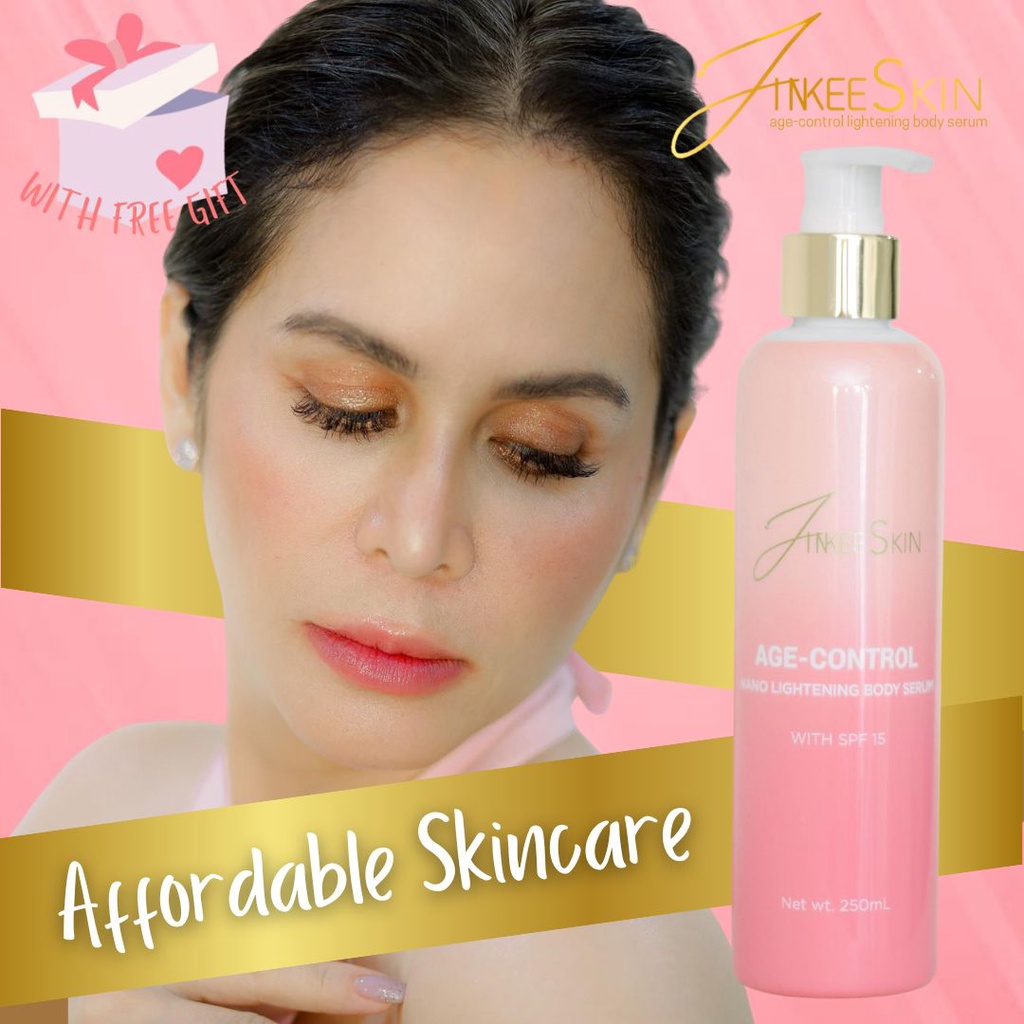 AUTHENTIC 250 ml. Jinkee Skin Lotion Age-Control Nano Lightening Body ...