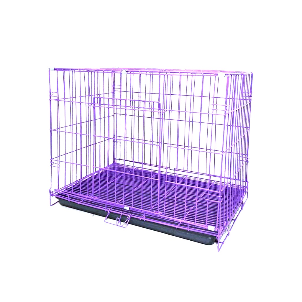 Dog cage Cat Collapsible Cages for Dog Cat with Poop Tray