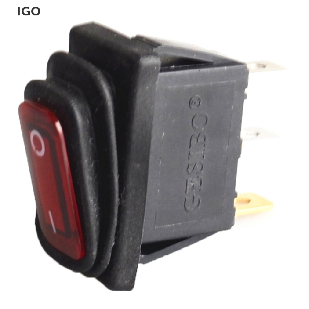 IGO Heavy Duty 3 Pin Sealed Waterproof Car On Off Boat Marine Toggle ...