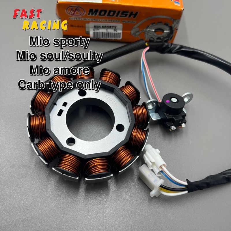 motorcycle stator coil mio amore/soul/sporty/soulty carb 5TL type
