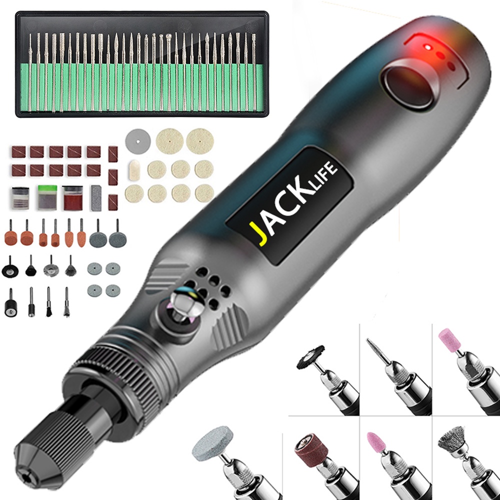 JACKLIFE Mini Cordless Drill Power Tools Electric 3.6V Drill Grinder