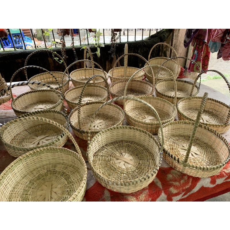 rattan fruit basket/native fruit basket/native palm fruit basket