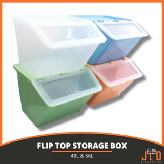5 Colors Heavy Duty Containers Big Plastic Storage Box Organizer with Lid  and Casters 30/55/80/120/170/280L - AliExpress