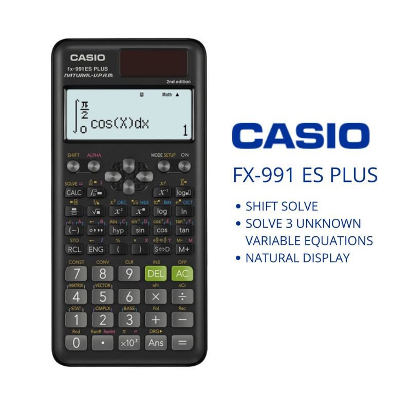 FX-991ES plus Junior High School and College Student Calculator ...