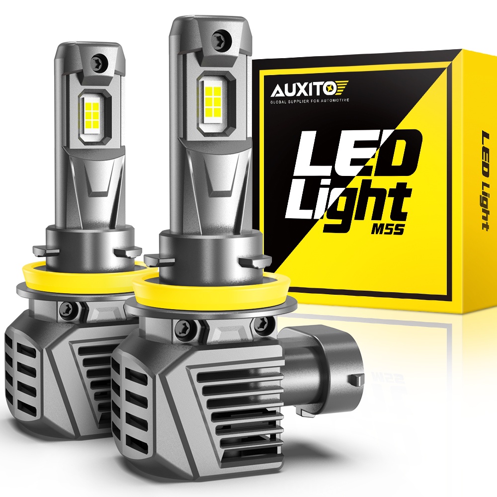 AUXITO M5S 120W 22000LM 9005 HB3 LED Headlight 600% Brighter Wireless ...