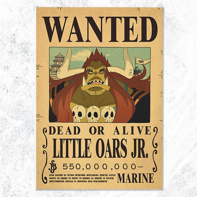 New Edition One Piece Poster ITTLE OARS JR One Piece Wanted Posters 28 ...