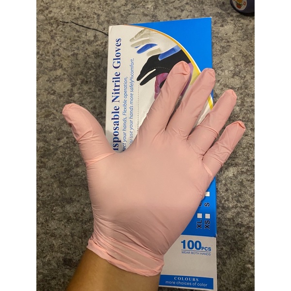 Pink Nitrile Gloves Shopee Philippines