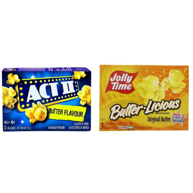 (COD) ACT II OR JOLLY TIME BUTTER POPCORN 255g Shopee Philippines