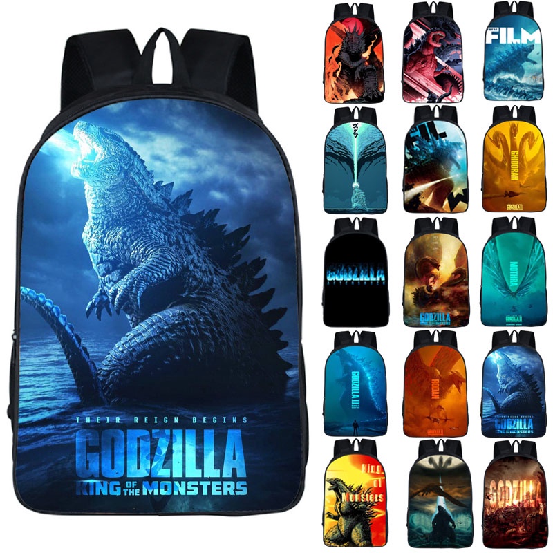 New Movie Godzilla King of the Monsters Backpack Kids School Bag Students Boys Bookbag Shopee Philippines