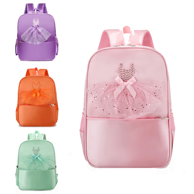 Ballet Dance Bag Children Shoulder Storage Backpack Latin Ballet