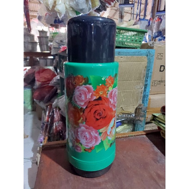 TERMOS 1l And 2L Capacity Flower Water Heating Thermos Shopee Philippines