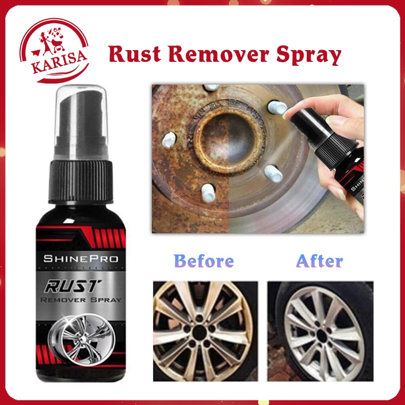 30ml Metal Rust Remover Spray Motorcycle Anti Rust Spray Car Wheel Rim