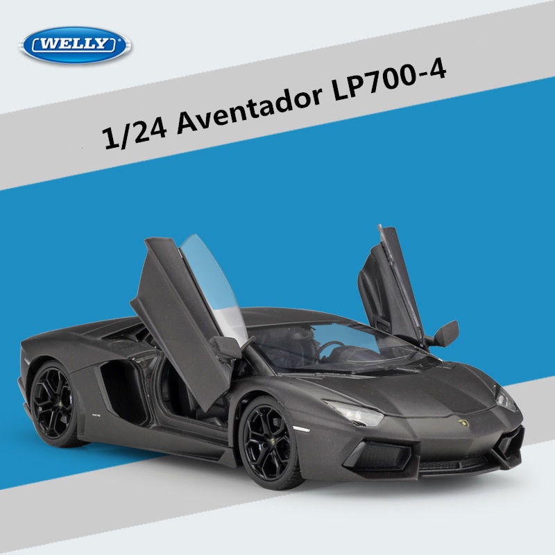 WELLY 1:24 Lamborghini Aventador LP700-4 Alloy Racing Car Model