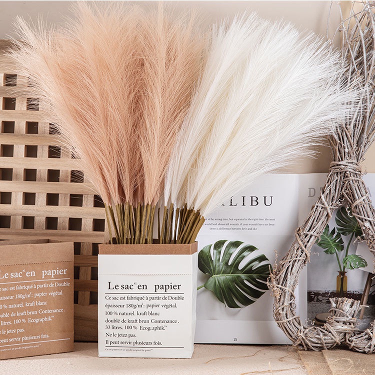 56cm Mini Artificial Flower Reed Grass INS Style Fake Flower Grass for ...