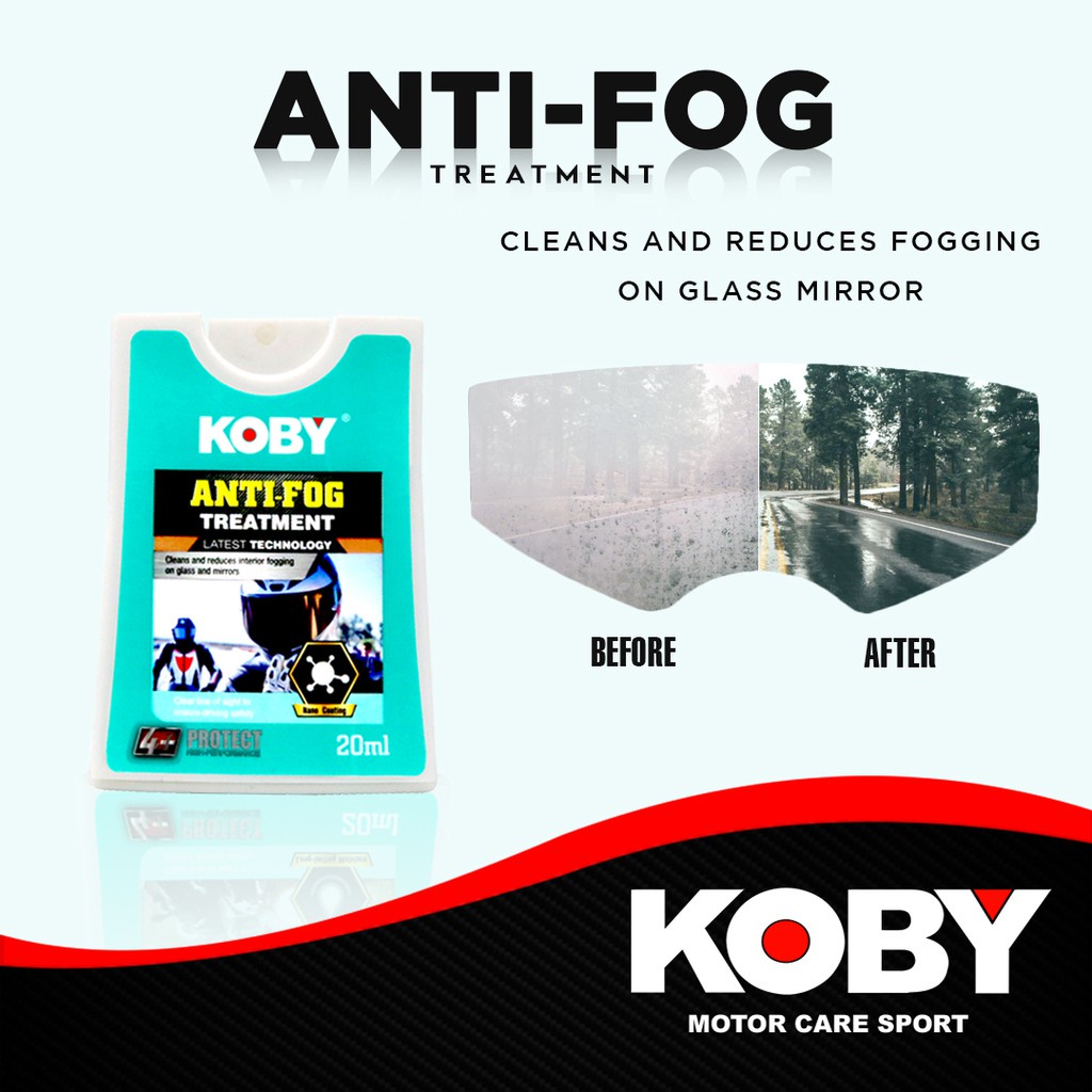 Knight Motorcycle Parts Accessories Koby Anti Fog Treatment Latest ...