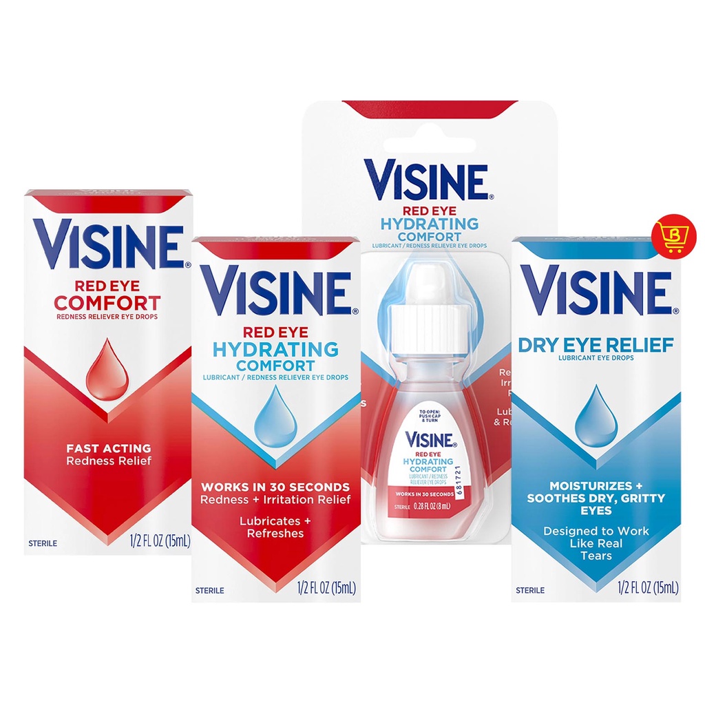 Visine Eye Drops 8ml/15ml Shopee Philippines
