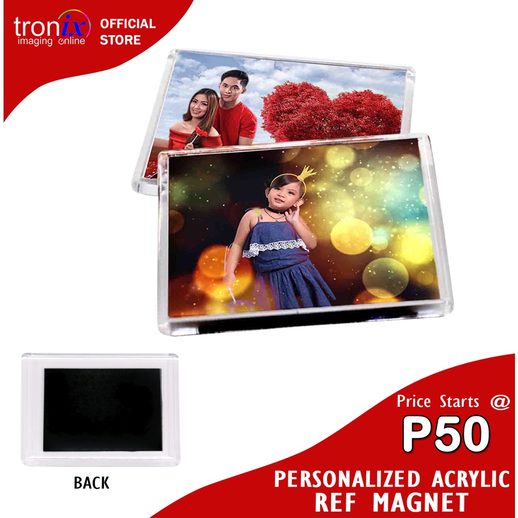 Tronix Imaging Ref Magnet Photo Insert Acrylic For 2.5 X 3.5 Inches ...