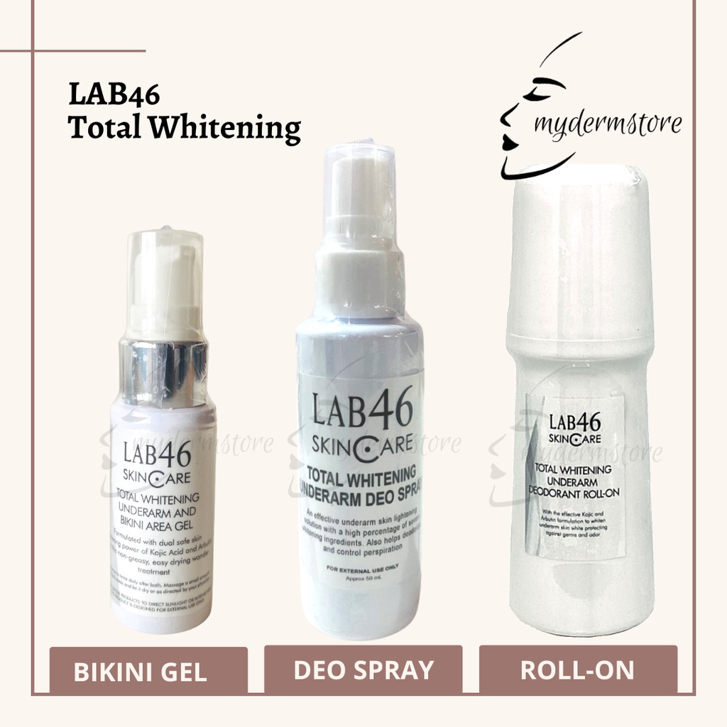 LAB46 LAB 46 Total Whitening Underarm Deo Spray, Underarm and Bikini