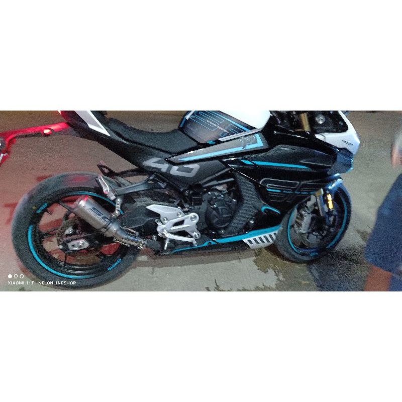 Sc Project with midlink elbow for Cf Moto 450 Sr / 450 Nk | Shopee ...