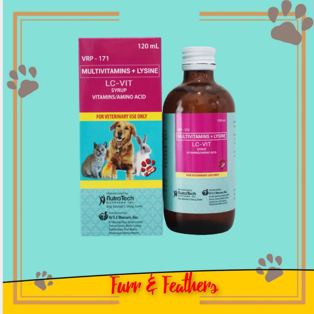LC VIT Multivitamins for Dogs Syrup (furr & feathers) Shopee Philippines