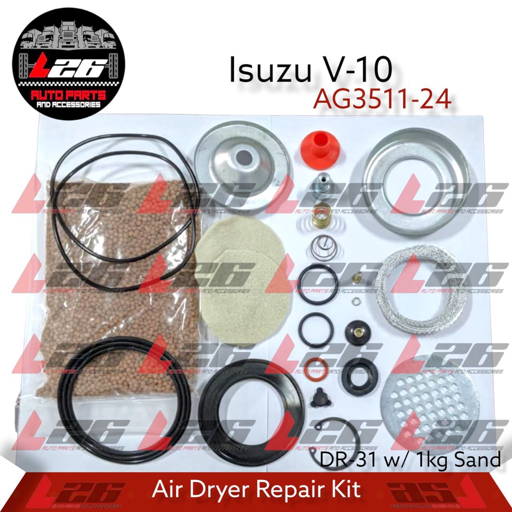 Air Dryer Repair Kit for Isuzu V10 DR31 with 1kg Sand AG351124