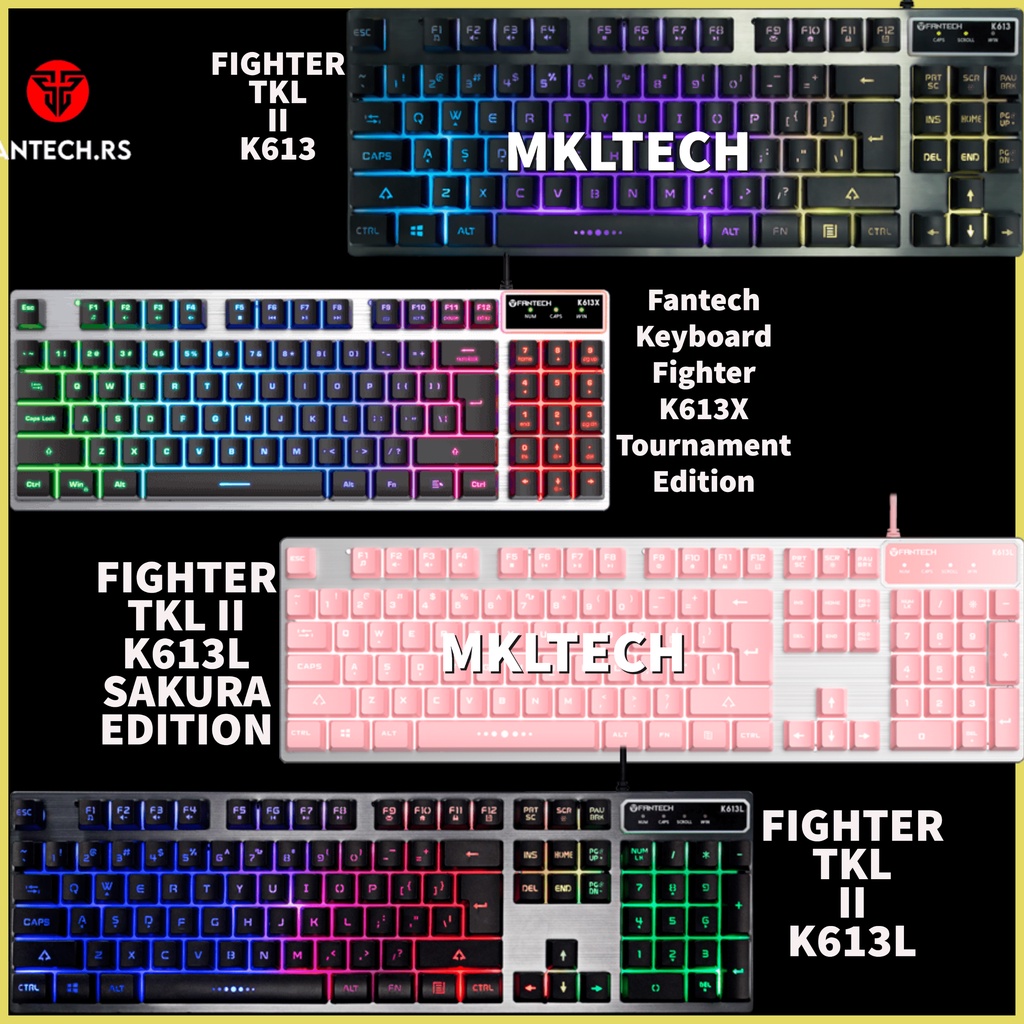 Fantech Fighter K613/K613L/K613X Keyboards• | Shopee Philippines