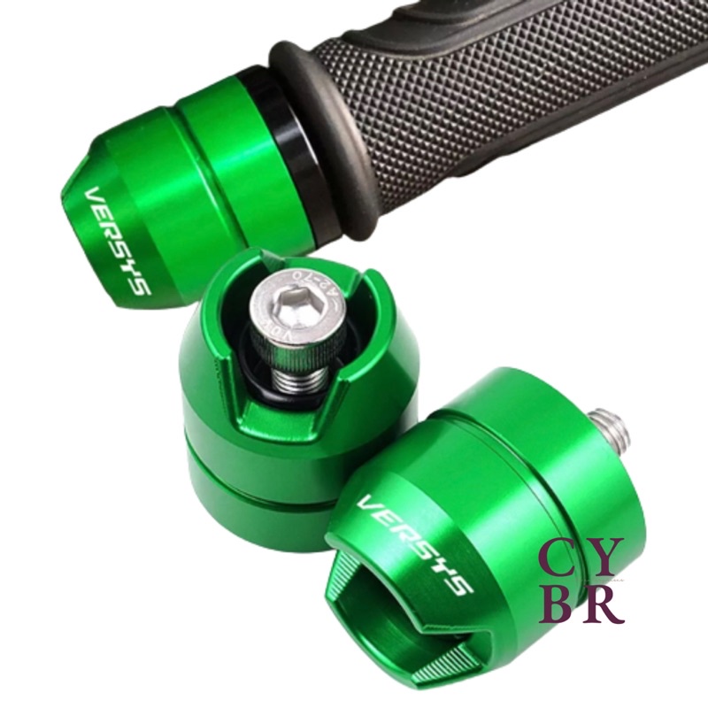 Kawasaki Versys CNC Motorcycle Handlebar End Caps Plug Slider CYBR
