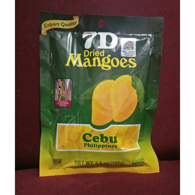 7D Dried Mangoes 100g Shopee Philippines