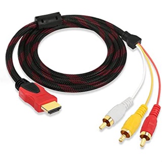 HDMI Male to 5 RCA RGB YPbPr Audio AV Component Convertor Cable Lead MF