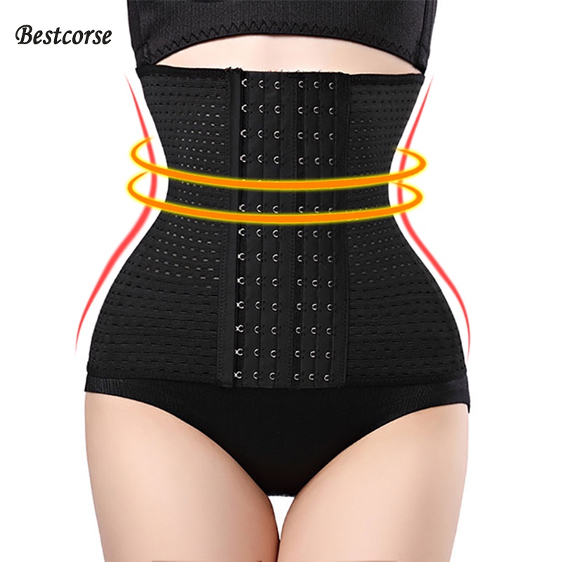 Adjustable Steel Boned Waist Trainer Corset