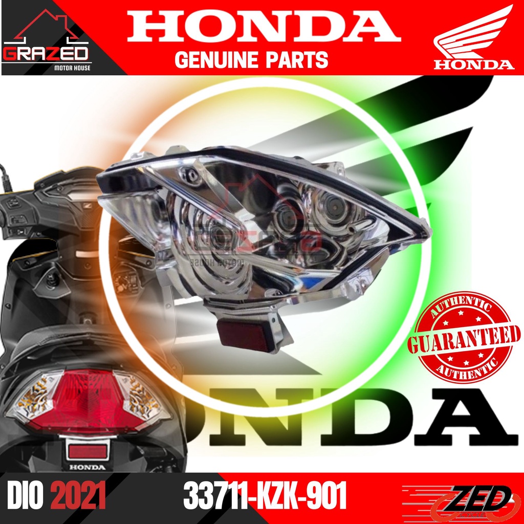 TAIL LIGHT SUB CASE for Honda Dio 2021 w o Lens Genuine 33711 KZK 901 Shopee Philippines