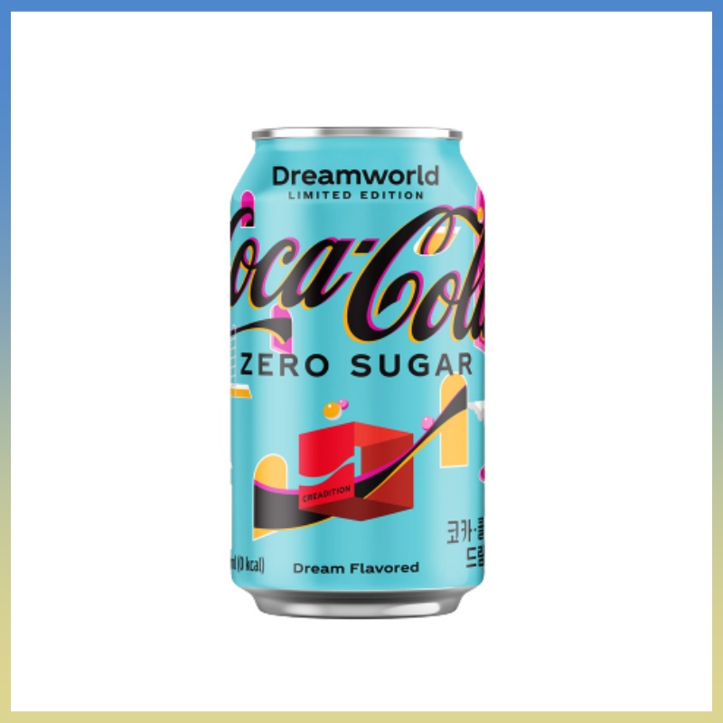 Coca Cola Dreamworld Limited Edition Zero Sugar 355ml Shopee