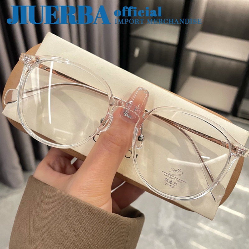 Jiuerba Korean Style Imported Round Frame Photochromic Anti Blue Light