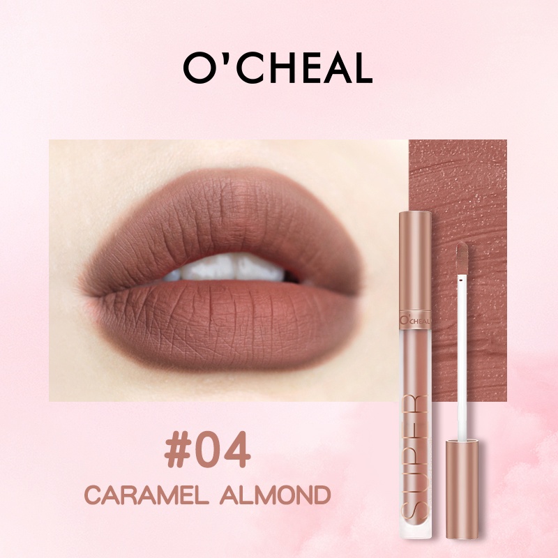 OCHEAL 12 Colors Liquid Lipstick Matte Lip Gloss Cosmetic Lightweight ...