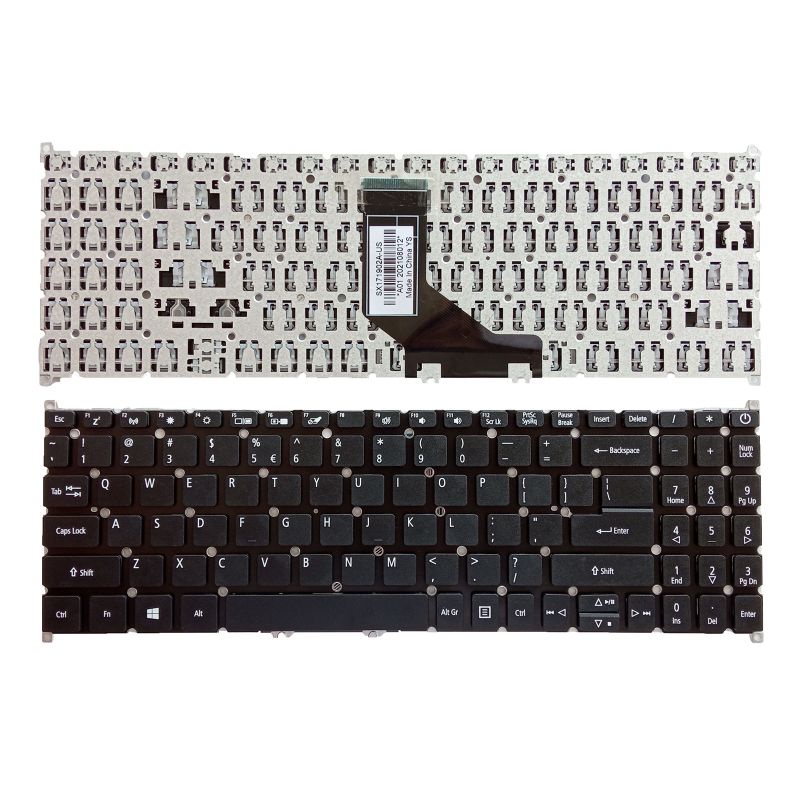 Acer Aspire Laptop Keyboard – US Layout, Non-Backlit (Fits A515-52, A315-42, A315-54 Models)