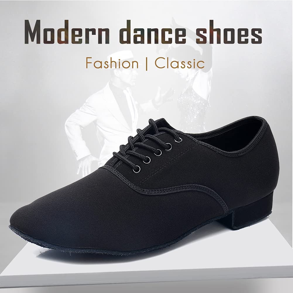 Men's Latin Dance Shoes Modern Boy Practice Tango Salsa Dance Shoes